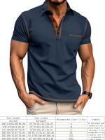 Venta caliente de verano nueva camiseta de manga corta para hombre, comercio exterior, deportes de ocio, solapa Polo - details 10