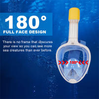 Máscara De Natación Completa Para Niños Y Adultos Antiniebla Respirador De Snorkeling Seguro Para Buceo Y Natación - details 2