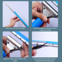 Limpiaventanas 35CM Combo De Limpieza De Ventanas Con Esfuerzo Y Microfibra Herramienta De Limpieza De Ventanas Y Ducha - details 4