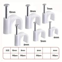 100Pcs Amarras De Cable Con Tornillos De Acero Y Cordones De Nylon 6/10mm Herramienta Eléctrica Para El Hogar - details 2