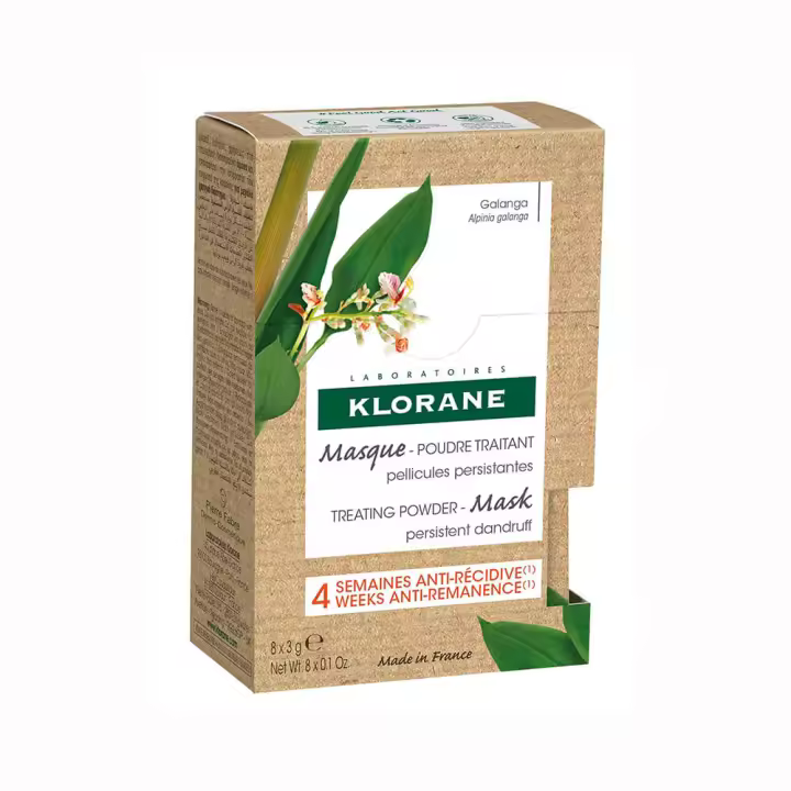Klorane Mascarilla En Polvo Caspa Persistente 8X3 gr - 1