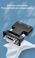Adaptador MUCAI HDMI-Femenino a VGA-Macho Con Cable De Audio 3.5mm Salida De Video 1080P FHD Para PC Laptop TV Box Monitor - details 2