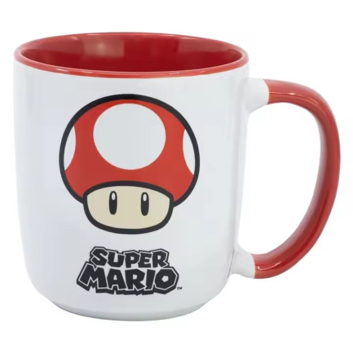 Taza de Ceramica Champiñon Super Mario Nintendo - 1