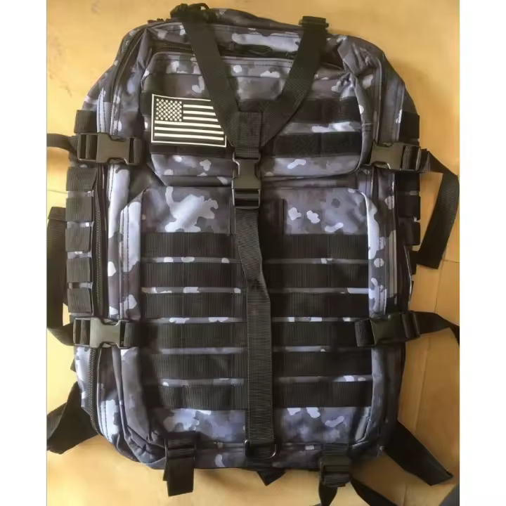 Mochara táctica impermeable para Aire Libre, camping, senderismo, montañismo, mochila multimtifción para orden, Bolsa 3P - 1