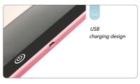 Tablet De Escritura Educativa Para Niños Tablero De Dibujo LCD De 10/16 Pulgadas Libreta Electrónica De Borrado Doodle Recargable Por USB Regalos Para Niños - details 8