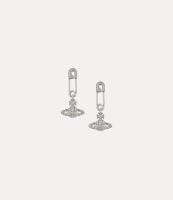 Vivienne Westwood Pendientes Lucrecia, Viene con embalaje original, ajustado para regalar, el mejor regalo para familiares, - details 1