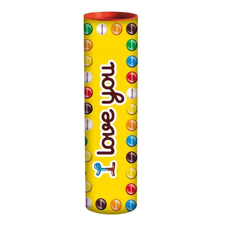Lacasitos Megatubo ''I love you'' de 1,5Kg - 1