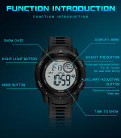 Reloj Digital LED SANDA Para Hombre Reloj Militar De Deporte Resistente Al Agua Con Función De Medición De Tiempo Y Luz Trasera - details 12