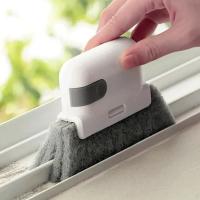 1pc Herramienta De Limpieza 2 En 1 Para Ralladuras De Ventanas Y Puertas Cepillo Portátil Para Ralladuras De Ventanas Y Puertas Herramienta De Limpieza De Trax De Puertas Deslizantes - details 0