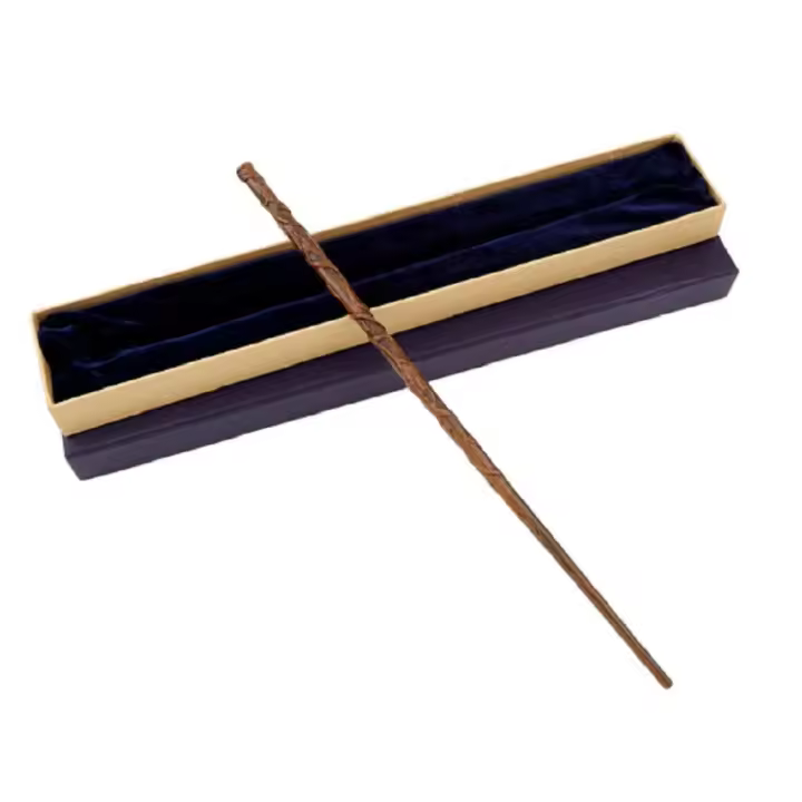 AKARURE Varita Hermione Granger Réplica - Harry Potter Coleccionable Auténtico - 1