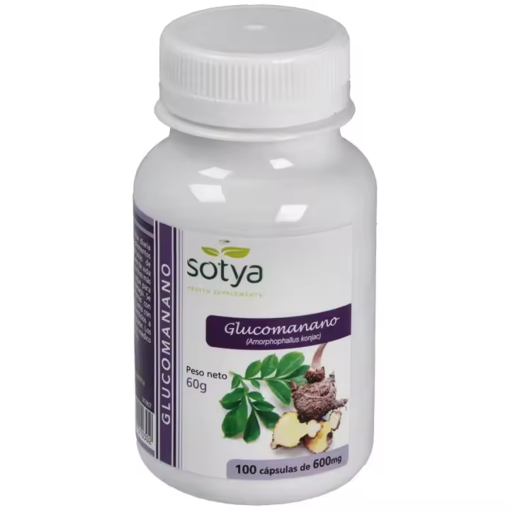 Sotya Glucomanano 600Mg 100Cáps - 1
