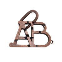 Juego De Logica ABC Lock Metal Puzzles Brain Teasers IQ Para Adultos Y Niños Juguetes Educativos Juegos De Ingenio Geométricos 3D - details 3
