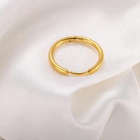 Aros De Oído De Acero Inoxidable 6pcs Para Mujeres Y Hombres Joyería De Moda Punca Hiphop Enchufes De Oído Color Oro Platinado - details 10