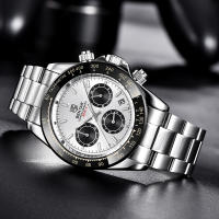 Reloj De Hombre BENYAR 2024 Chronógrafo Deportivo De Lujo Reloj De Cuarzo Acero Inoxidable Impermeable Con Manos Luminosas Y Calendario Completo - details 16