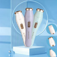 Afeitadora Eléctrica Para Mujer Con Trimmer De Nariz Y Cejas Rascador De Aliento Set De Tres En Uno Remover De Pelo En La Línea Bikini Y Area Pública - details 0