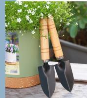 Mini Shovel De Jardín Herramienta Multifuncional De Acero Inoxidable Con Mango De Madera Para Rascar Y Aclarar La Tierra - details 5