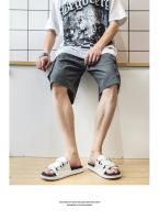 Zapatillas De Hombre Para Exterior E Interior Antideslizantes Con Suela Suave Cierre De Ganchillo Sandalias De Playa Estilo Casual Para Verano - details 14