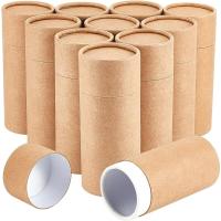10PCS Tubos De Papel Kraft De 100ml Para Lápices Té Café Cosméticos Artesanías Caja De Regalo Redondos Y Ecológicos - details 0