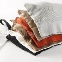 Sujetador De Deporte Sin Costuras Para Mujer Copa Completa Transpirable Cómodo Para Dormir Y Correr Fitness Sostenido Con Resaltos - details 17