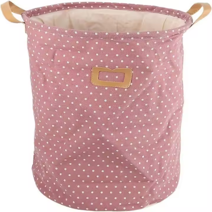Dot Laundry Hamper Bag Clothes Storage Baskets Home Clothes - 1