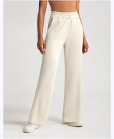 High Waist Leggings Para Mujer Pantalones De Yoga De Modal Lavados Con Arena Pantalones Deportivos De Correr Sueltos Y Rectos Cómodos Y Transpirables - details 3