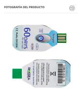 Logger De Temperatura USB Registrador De Datos De Humedad Y Temperatura Single Use Con Reporte PDF 30/60/90 Días Puerto USB 10000 Puntos - details 15