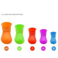 4Pcs Botas De Goma Impermeables Para Perros Y Gatos Antideslizantes Protección Para Pies De Animales De Compaña Adecuadas Para Actividades Al Aire Libre - details 5