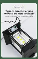 Lámpara De Camping LED Con Sensor De Movimiento Y Recarga Solar Portátil Para Tienda De Montarías Y Senderismo 3 Velocidades De Ahorro De Energía - details 9