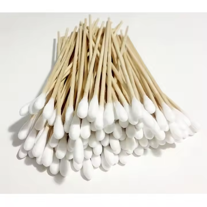 50/100 PCS Palitos De Algodón Para Limpieza De Orejas De Perros Y Gatos Eliminación De Manchas Y Cera De Orejas De Mascotas - 1