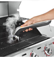 Cepillo Eléctrico Para Barbacoa Limpieza Al Vapor Accesorios Para Gas Y Carbón Herramienta De Cocina Resistente Al Calor De Acero Inoxidable Limpieza Fácil - details 0