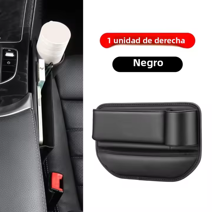 Caja De Almacenamiento Para Asiento De Coche Audi A1 A3 A4 A5 A6 A7 A8 Q2 Q3 Q5 Q7 Q8 S5 TT B6 B8 C6 C5 TTS A4L A5 A6L A7 A8L TT RS7 SQ5 Accesorios Material De Cuero - 1