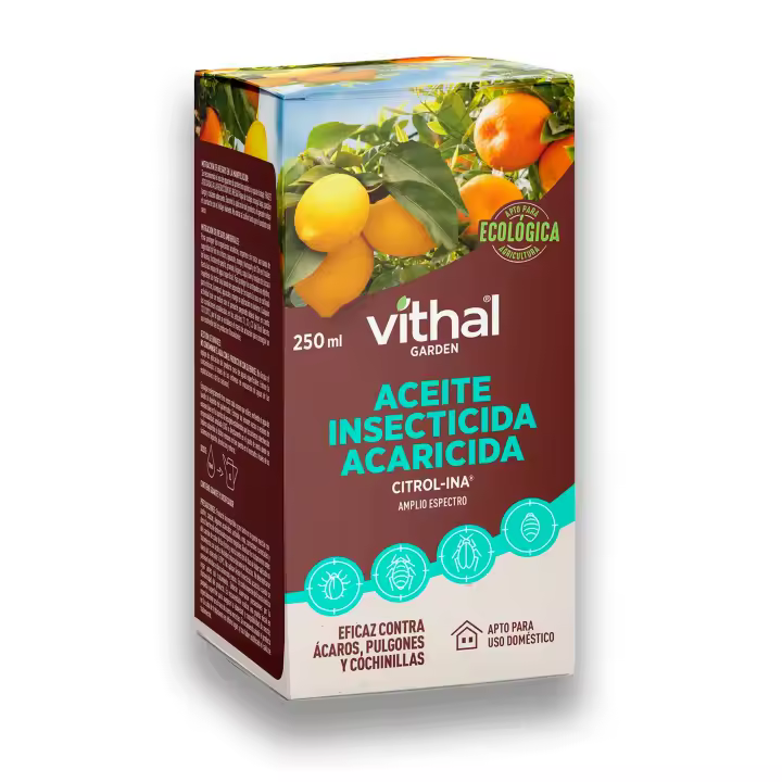 Insecticida y Acaricida ECOLÓGICO Aceite de Parafina de Amplio Espectro Formato 250 ML (Para mezclar con 25 litros de Agua) | MUY EFICAZ contra pulgones, piojos, cochinillas, mosca blanca, mosca fruta... | Nexum+Market - 1