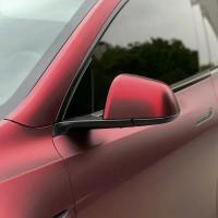 Pegatina De Coche Vinilo Mate Rojo Para Automóviles Y Motocicletas Película De Adhesivo Para Cubrir El Cuerpo Del Vehículo Accesorios Para Coches - details 10