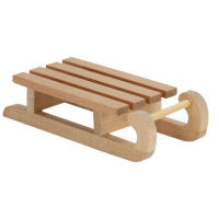 Mini Esquife De Simulación No Tóxico 1/12 Modelo De Madera Decoración Para El Hogar Accesorios Para Casa De Muñecas Ornamento De Esquife De Nieve Odoríless - details 7