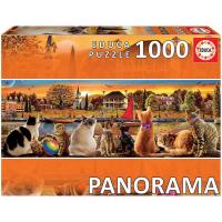 Eduvca Puzzle 1000 Piezas gatos en el embarcadero Educa 18001 - details 5