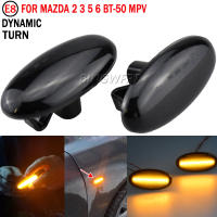 Luz De Señal Lateral LED Para MAZDA 2 3 5 6 BT-50 MPV II Indicador De Giro Con Flasher Dinámico Repetidor Farol 2006-2010 - details 3