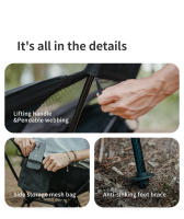 Silla De Camping Naturehike 2024 Ultraligera Y Portátil Estable Y Alta Carga Silla De Luna Baja Para Pesca Y Viajes Exterior - details 11