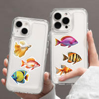 50pcs Pegatinas De Peces Lindos Para Móvil Laptop Luggage Skateboard Material Resistente Al Agua Para Edad Adulta - details 1