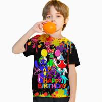 Camiseta De Verano Para Niños Con Estampado 3D De Amigos Arcoíris Moda Ropa Infantil Cómoda Impermeable Transpirable Para Primavera Otoño Invierno Unisex - details 6