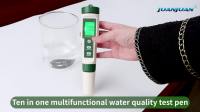 Cópula Digital De Agua 10 En 1 Resistividad/Nutrientes/Fecundidad/H2/Temperatura/ORP/EC/TDS/Salinidad/S.G/Medidor De Calidad Del Agua - details 0