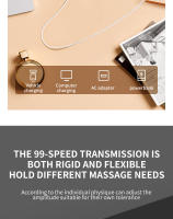 Mini Masajeador Eléctrico Recargable Para Uso Doméstico Modelos Portátiles Para La Relajación Muscular Y Massaje De La Membrana Cervical - details 13