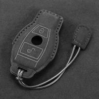 Funda De Llave De Coche En Cuero Suede Para Mercedes Benz a C E S G Class GLC CLE CLA GLB GLS W177 W205 W213 W222 X167 Accesorios AMG Fob - details 4