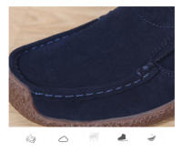 Zapatos De Ballet Para Mujer Loafers Slip on Microfibra Retro Casuales Transversales Antideslizantes Talla Fiel Para Primavera - details 3