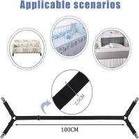 2 PCS Fijadores De Sábanas Elásticos Ajustables Para Colchones Y Sofás Clips De Adaptación Plana Para Cama Material De Poliéster 100% - details 10