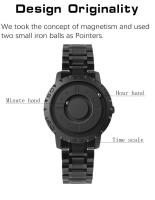Reloj De Pulsera De Cuarzo Para Hombre EUTOUR Marca De Lujo Impermeable Con Indicador Numeral Arábigo Material De Correa Resina - details 4