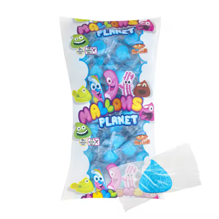 BOLAS NUBES GOMINOLA AZULES ENVUELTAS 110 UNDS - TOP CANDY - 1