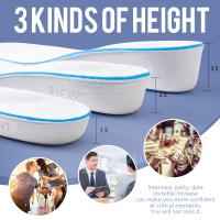 Plantillas para aumentar la altura de 1,5/2,5/3,5 cm para hombres y mujeres, con espuma viscoelástica y soporte para el arco, almohadillas para zapatos, talla 35-46 - details 3