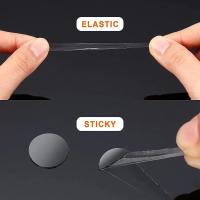 100pcs Cinta Adhesiva Doble Cara 1/0.5cm Parches Removibles Redondos Sin Rastro Pequeños Para Decoración De Fiestas - details 3