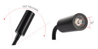 Lámpara De Pared 3W Ajustable En Color Negro Plata Y Blanco Para Lectura Y Trabajo Iluminación No Dimmable Fuente De Alimentación AC 220V 90-260V - details 10