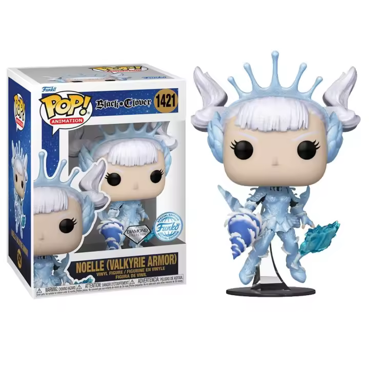 Funko Pop!  Black Clover - Noelle (Valkyrie Armor) (DGLT) EXCLUSIVO PLAYMYCENTER, 71632, Nº1421 - 1